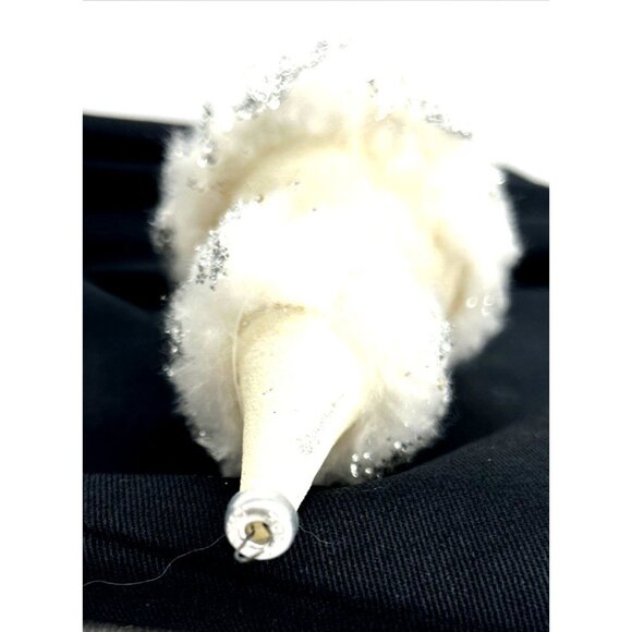 Soffieria De Carlini Christmas Ornament Snowman Blown Glass Italy 5.5" - Picture 7 of 8